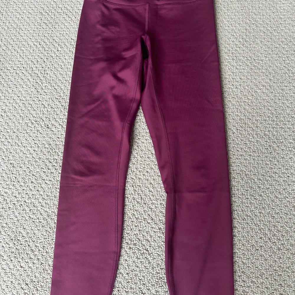 90 degrees cranberry leggings size small